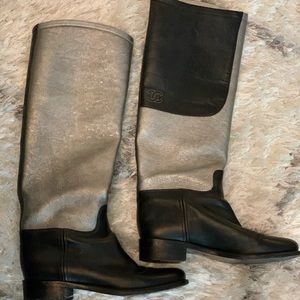 Chanel riding boots